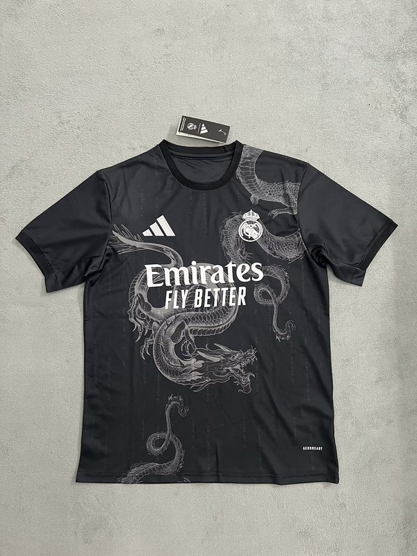 AAA Quality Real Madrid 24/25 Special Black/White Dragon Jersey